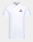 SMU Crest 2.0 White Polo
