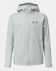 UofU Voyage Rain Jacket Light Grey