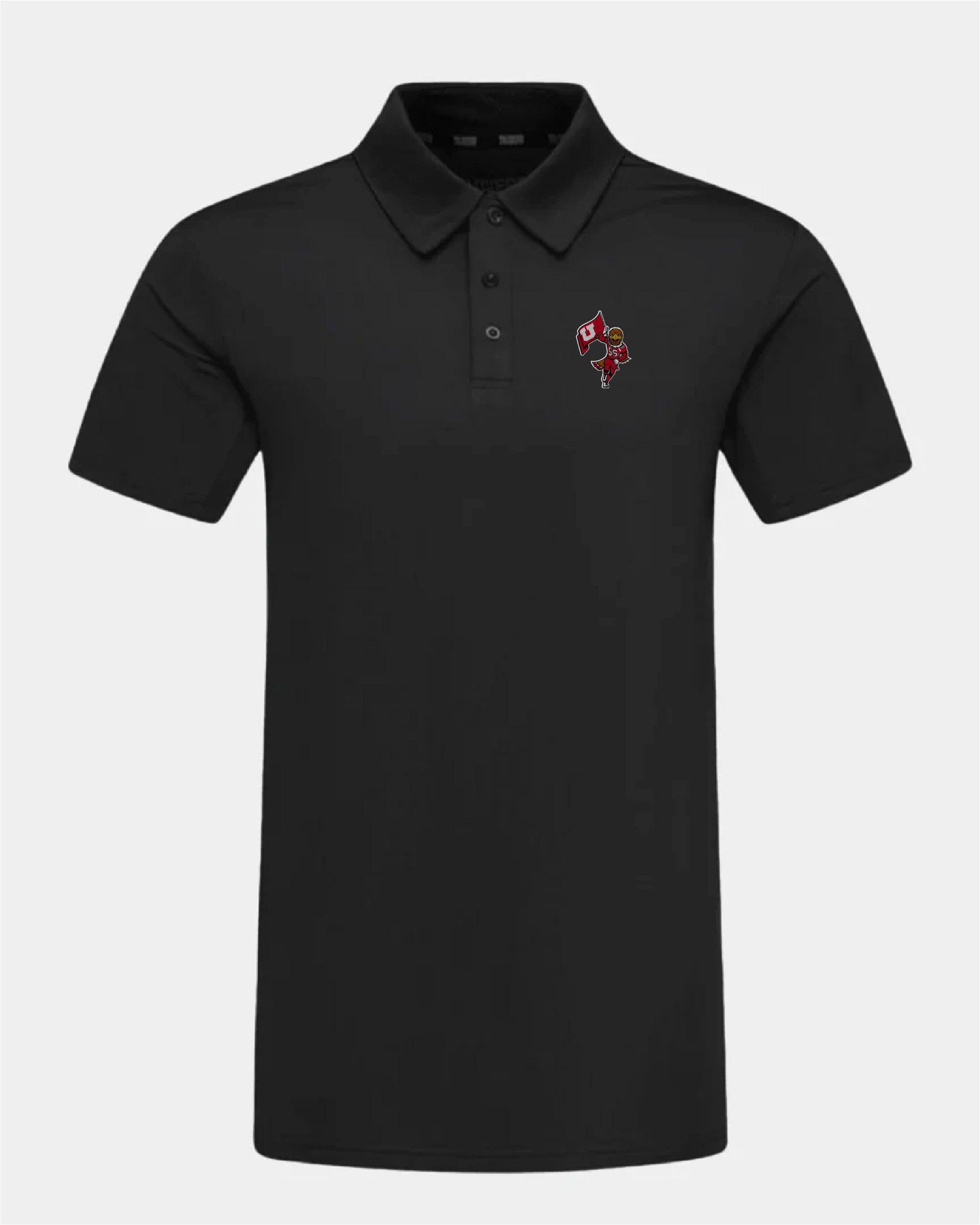 UofU Crest 2.0 Black Polo