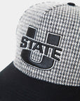 Fade Hat GreyBlack Houndstooth Ustate