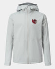 UofU Voyage Rain Jacket Light Grey