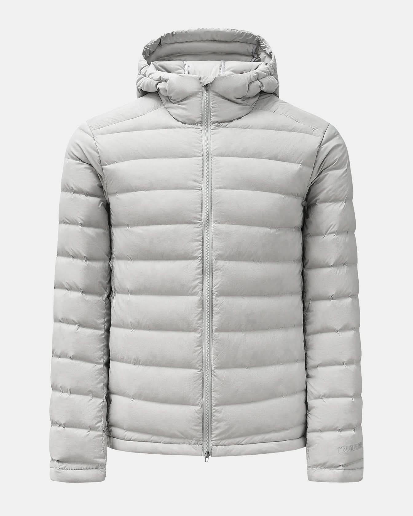 Quest Down Jacket Light Grey – Lightweight and Insulated Outerwear