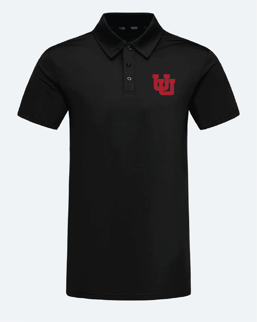 UofU Crest 2.0 Black Polo