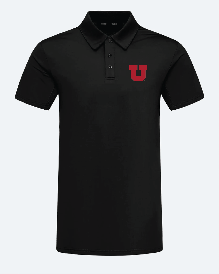 UofU Crest 2.0 Black Polo