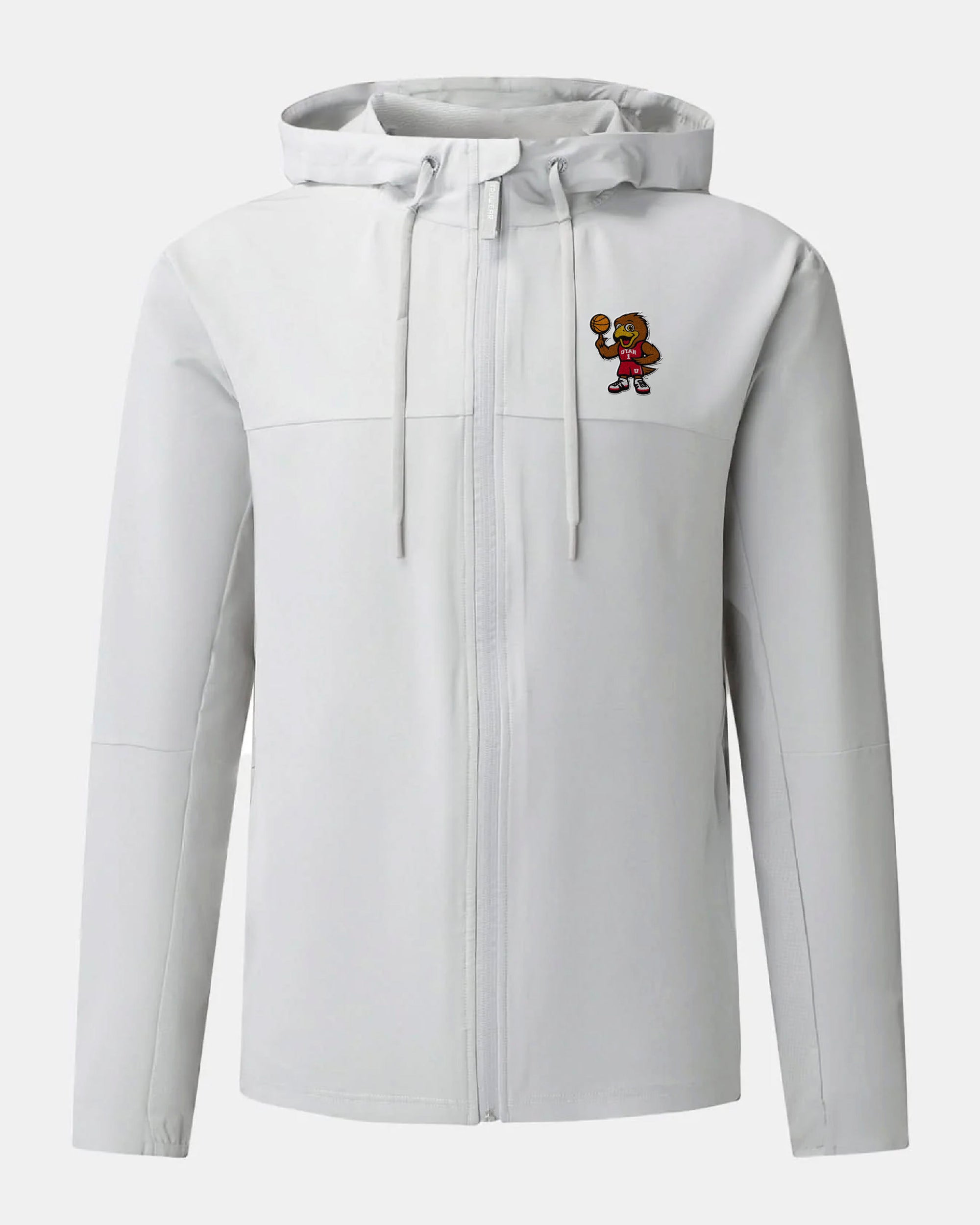 UofU Expedition Performance Fabric Jacket Light Grey
