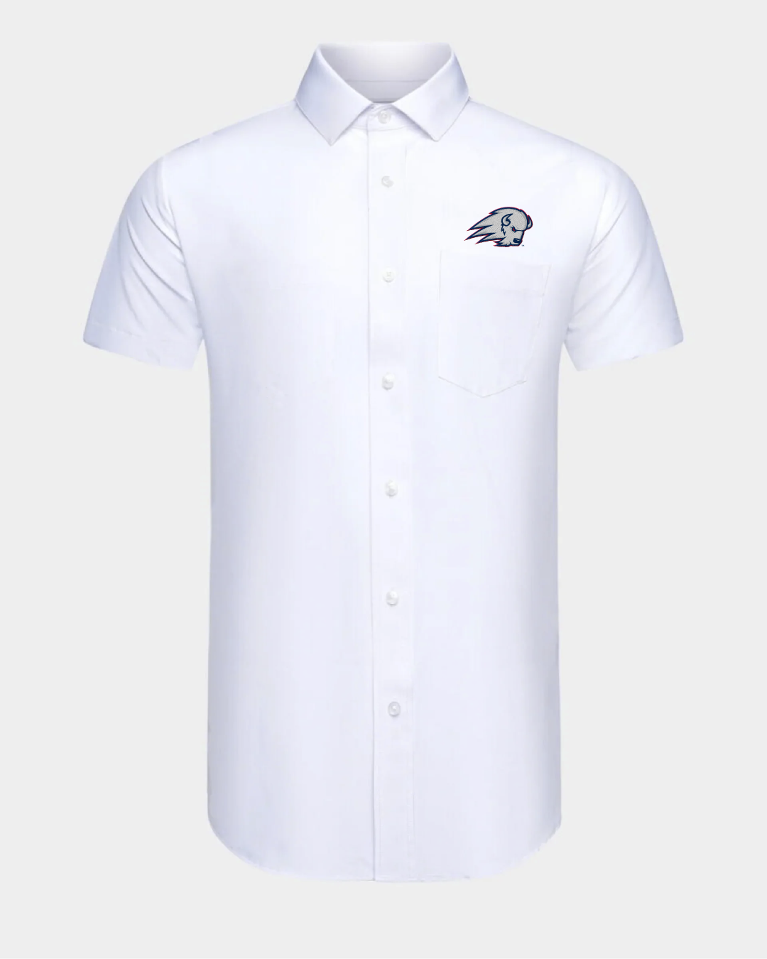 Phenom Classic White Short Sleeve Dress Shirt – Timeless and Comfortable Fit