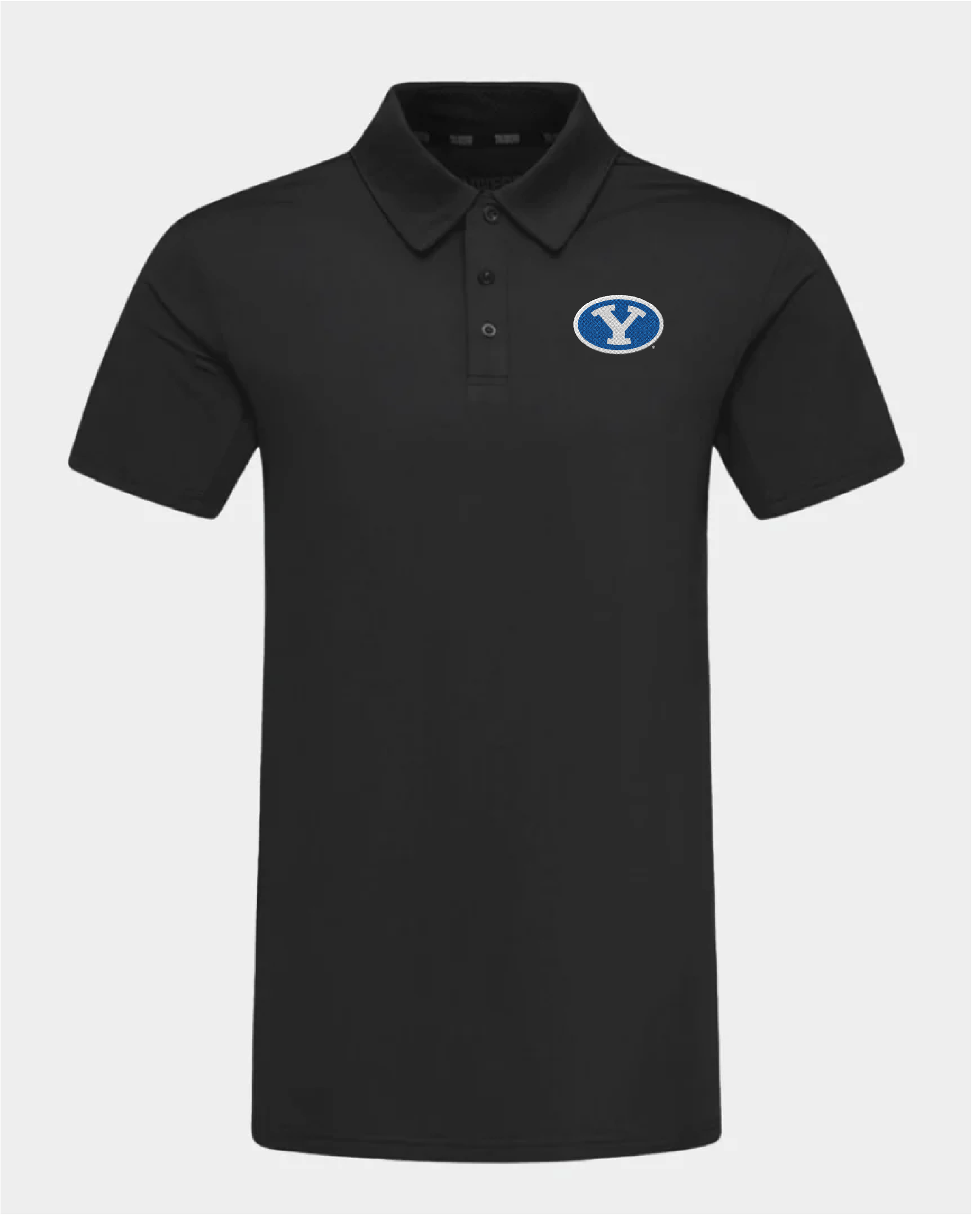 BYU Crest 2.0 Black Polo
