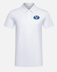 BYU Crest 2.0 Light Grey Polo