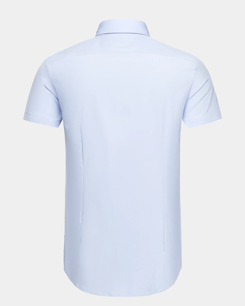 Phenom Classic Light Blue Short Sleeve Dress Shirt Classic and Comfortable Wear | TRUWEAR Standard / L Phenom Classic Light Blue Short Sleeve Dress Shirt Classic and Comfortable Wear | TRUWEAR Standard / L