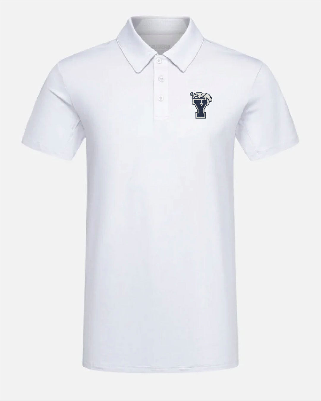 BYU Crest 2.0 Light Grey Polo