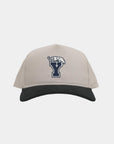 BYU Cream Black Cord Brim Fade Hat