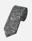 Immortal Floral Tie Black