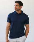 Crest 2.0 Navy Blue Polo