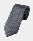 Elite Silk Tie T Pattern Dark Blue - Blue