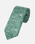Immortal Floral Tie Green