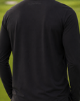 Legacy Long Sleeve Black Polo