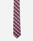 Immortal Tie Checkered Red White Navy - Red