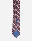 Immortal Tie Checkered Red White Navy - Red