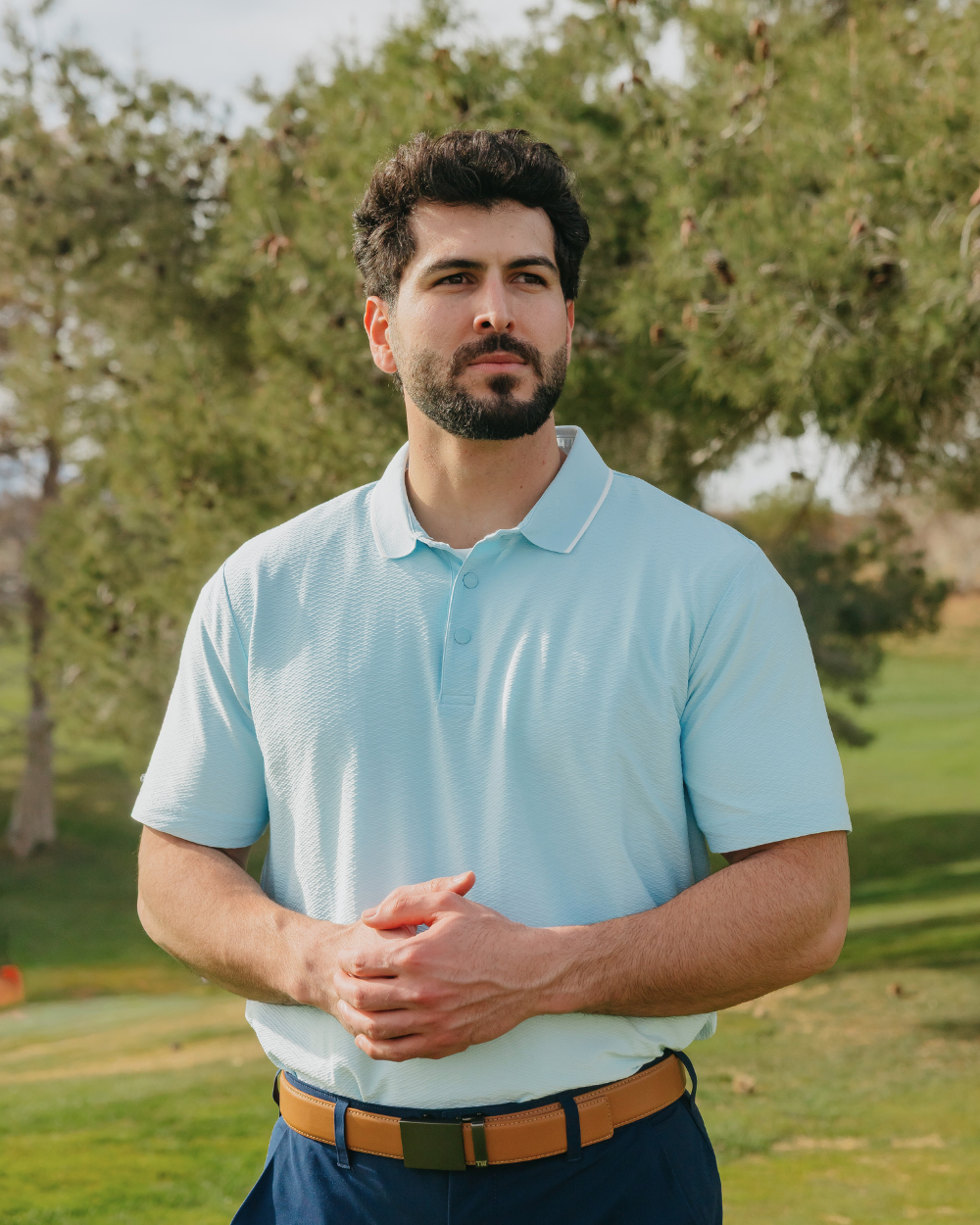 TRUWEAR Icon Polo – Light Blue