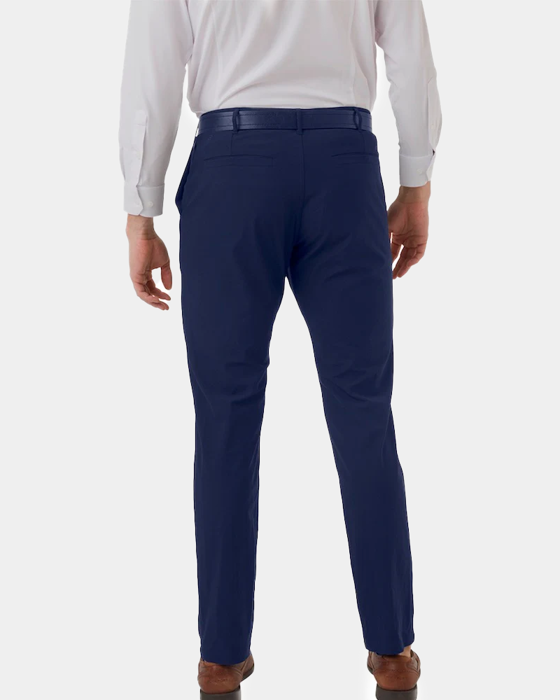 Navy blue dressy pants clearance