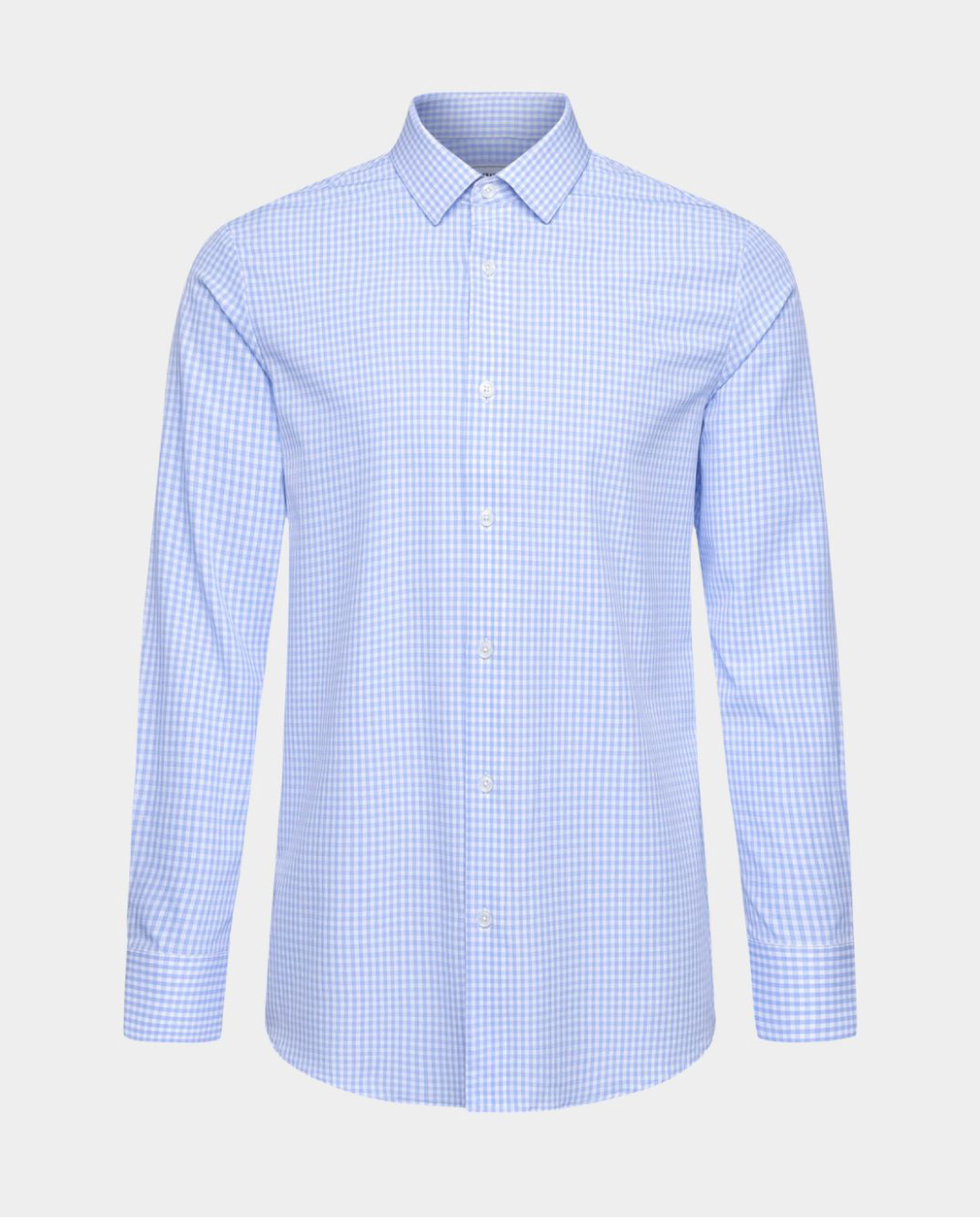 Phenom Professional Light Blue Gingham Dress Shirt Stylish and Timeless Fit | TRUWEAR Slim / XL Phenom Professional Light Blue Gingham Dress Shirt Stylish and Timeless Fit | TRUWEAR Slim / XL