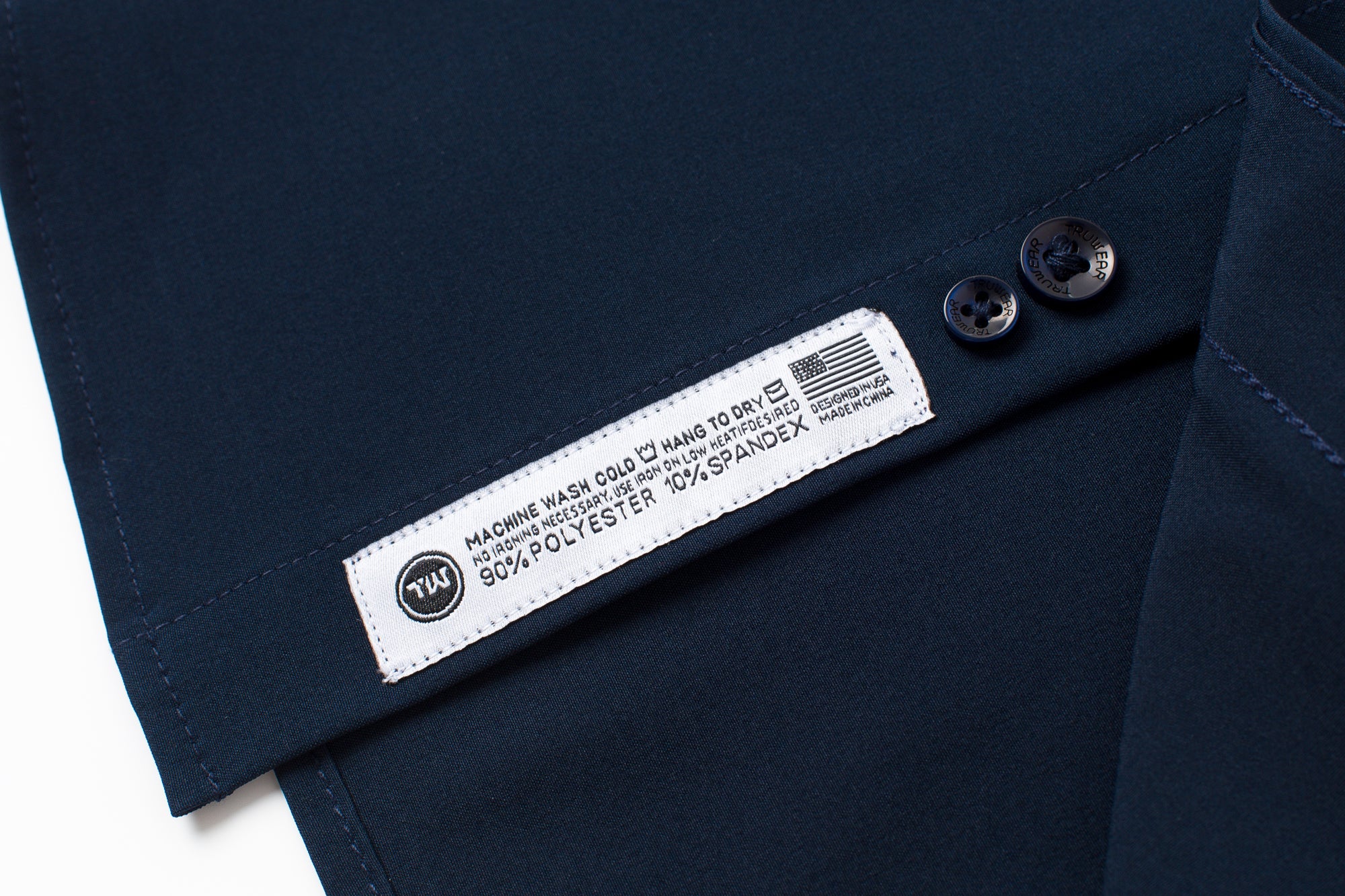 Phenom Classic True Navy Short Sleeve Dress Shirt