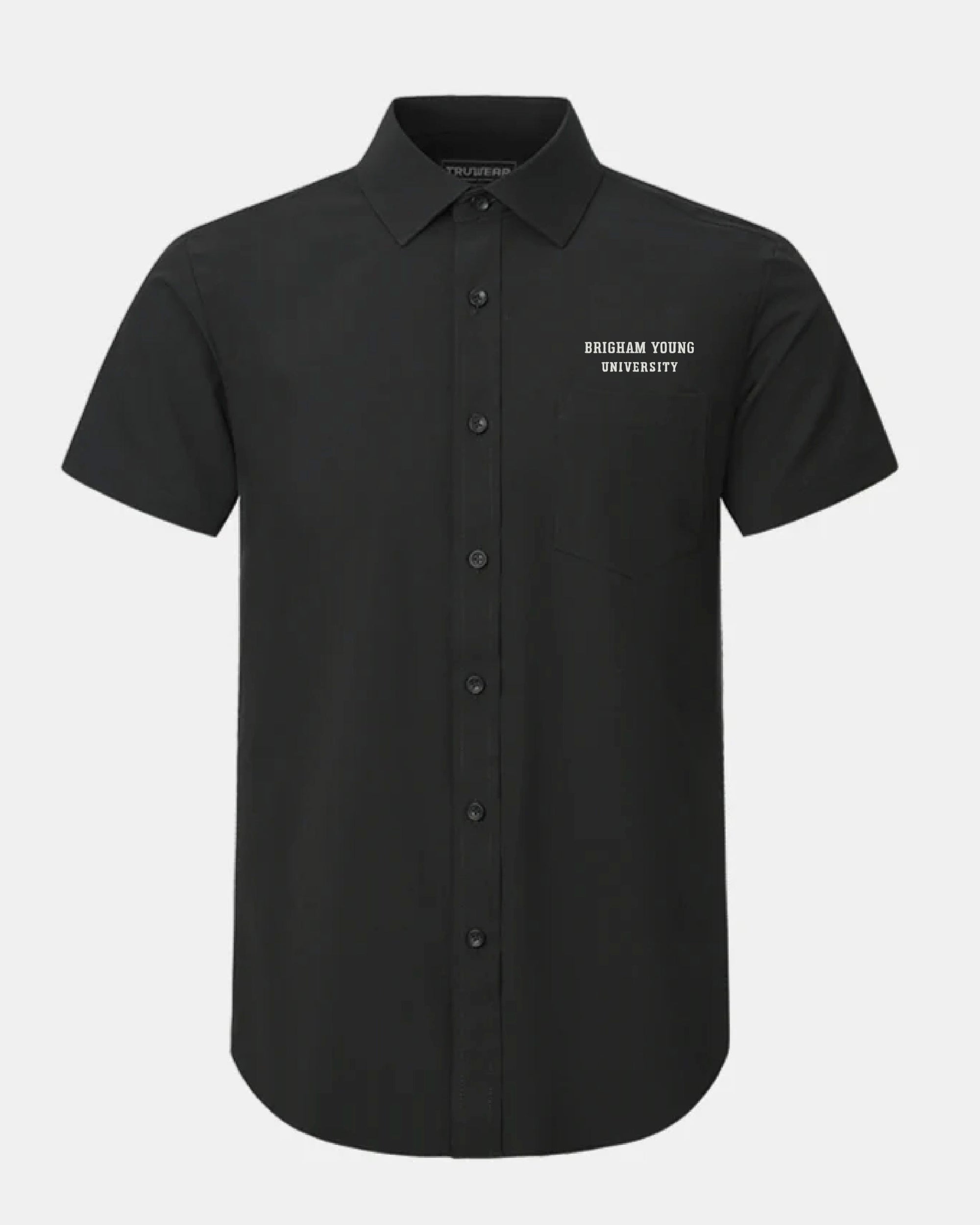 BYU Phenom Classic Black Short Sleeve Dress Shirt
