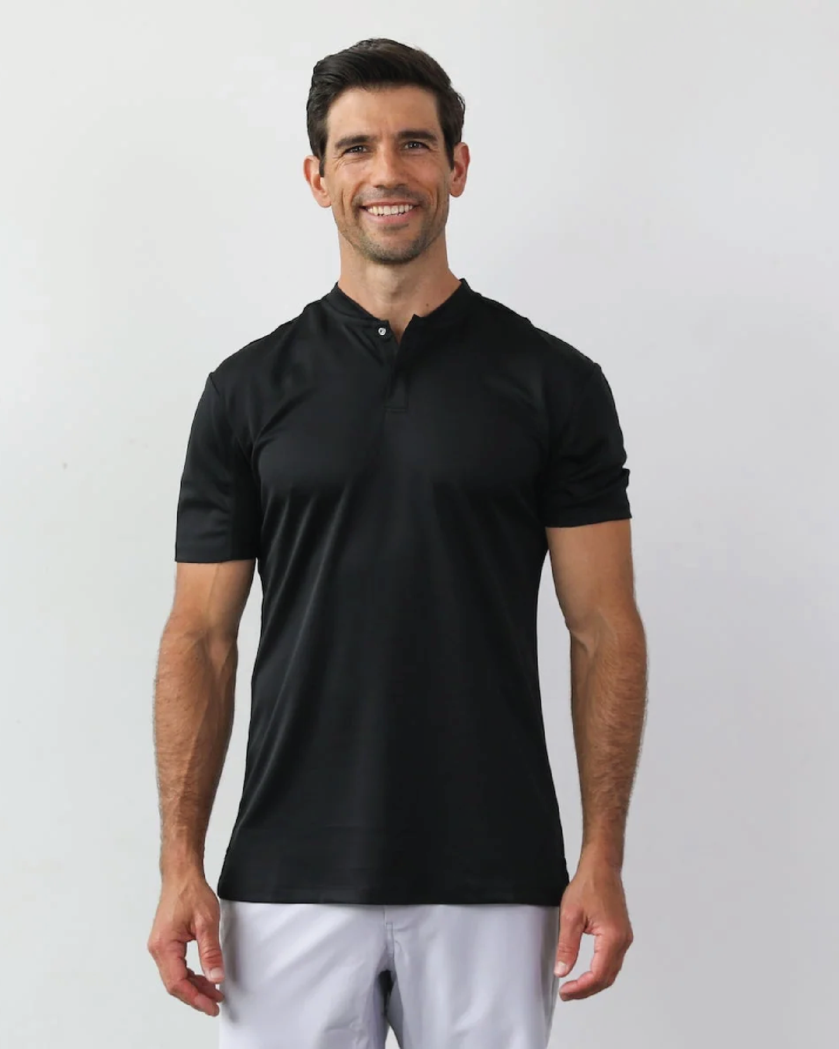 Pinnacle 2.0 Black Polo – Classic and Versatile Polo Shirt | TRUWEAR Pinnacle 2.0 Black Polo – Classic and Versatile Polo Shirt | TRUWEAR