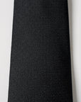 Elite Silk Tie Geometric Pattern Black