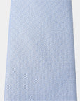 Elite Silk Tie Geometric Pattern Light Blue