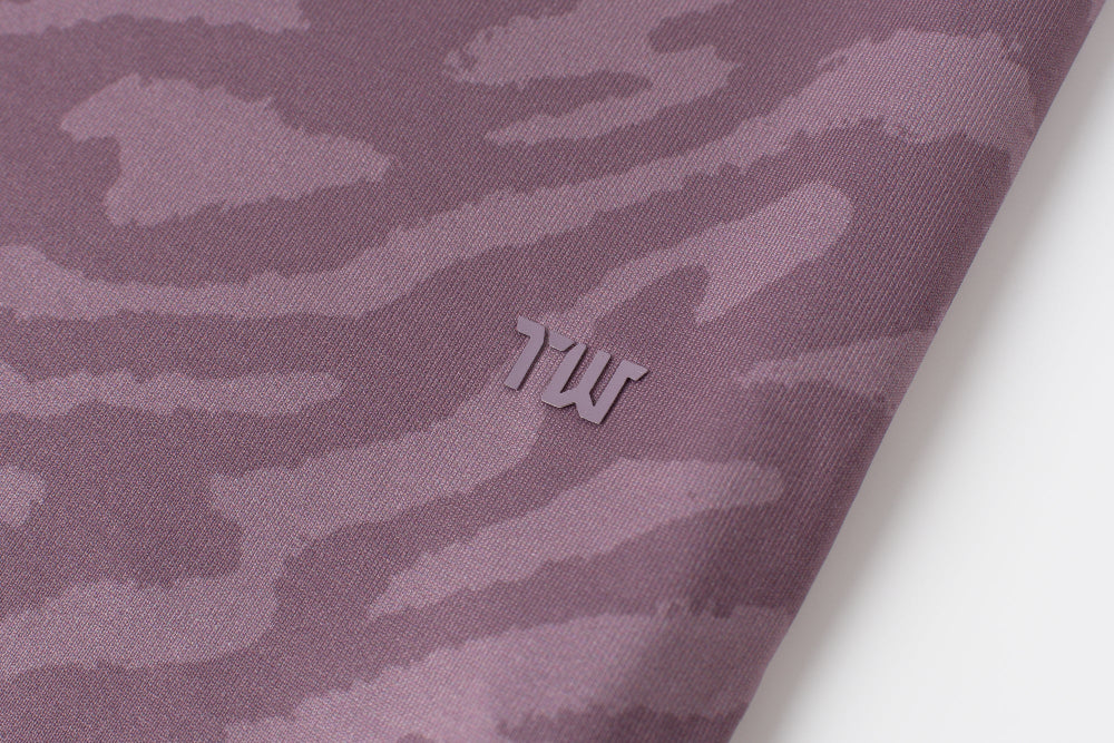 Elevation Polo Tiger Stripe Mauve