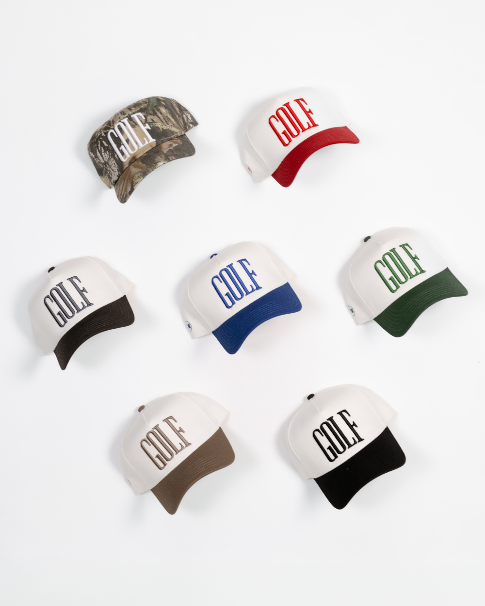TRUWEAR Golf Fade Hat | Structured Golf Snapback Cap