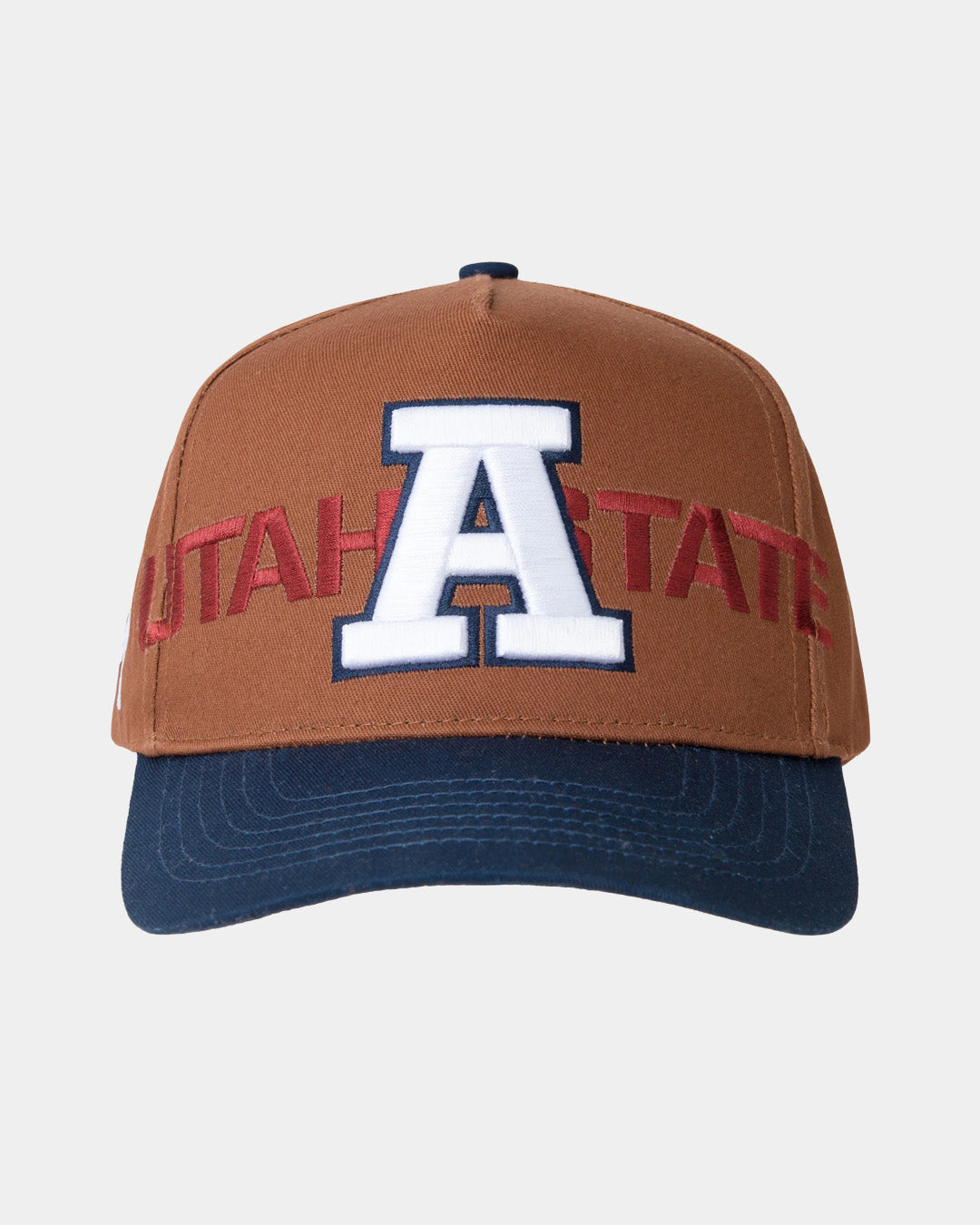 USU Fade Hat Brown Navy Utah State A