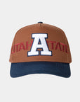 USU Fade Hat Brown Navy Utah State A