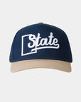 USU Fade Hat Navy Tan State