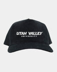 UVU Black Full Cord Fade Hat