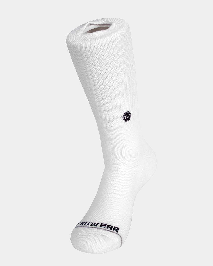 Paramount White Dress Socks