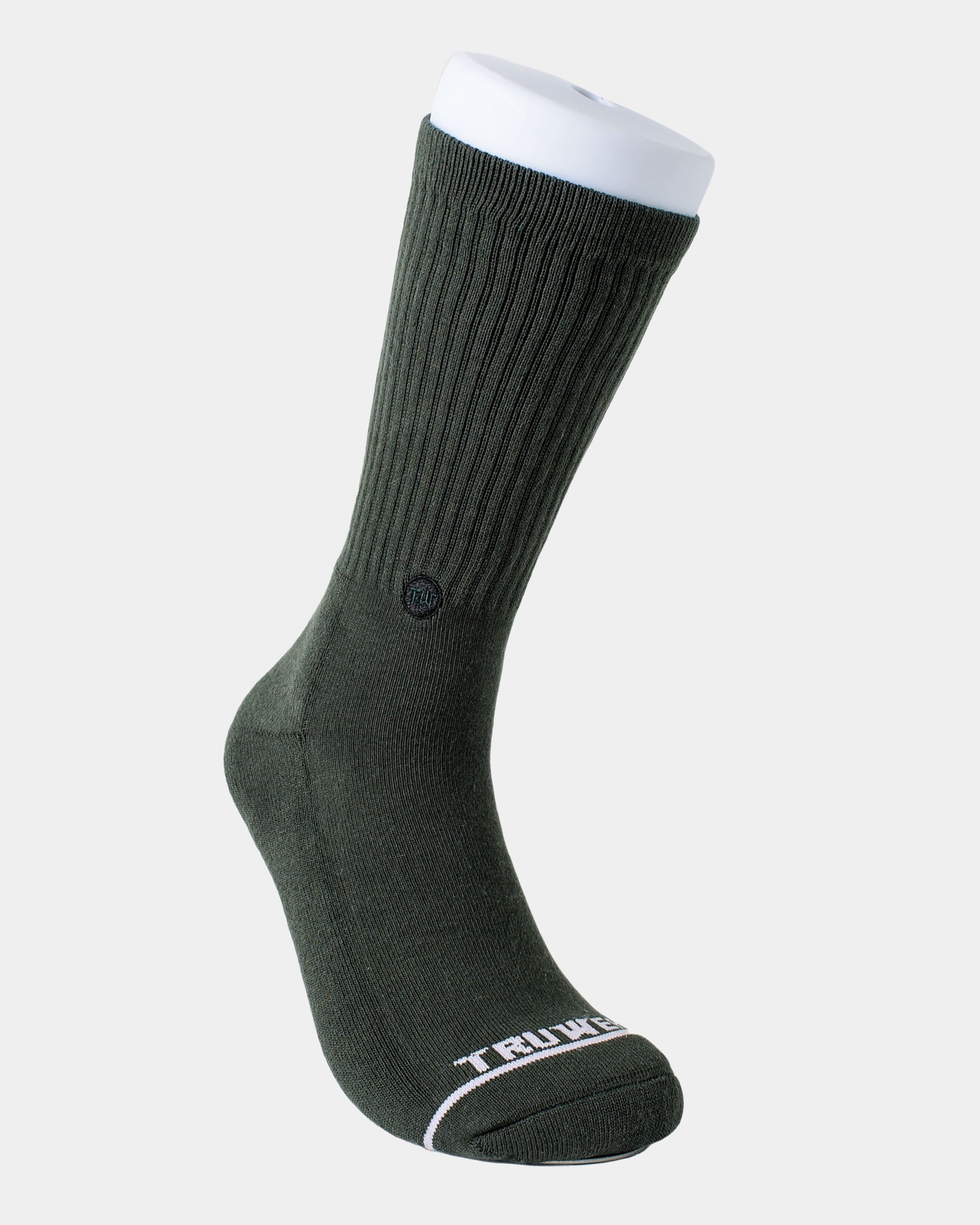 Paramount Dark Green Dress Socks - Green
