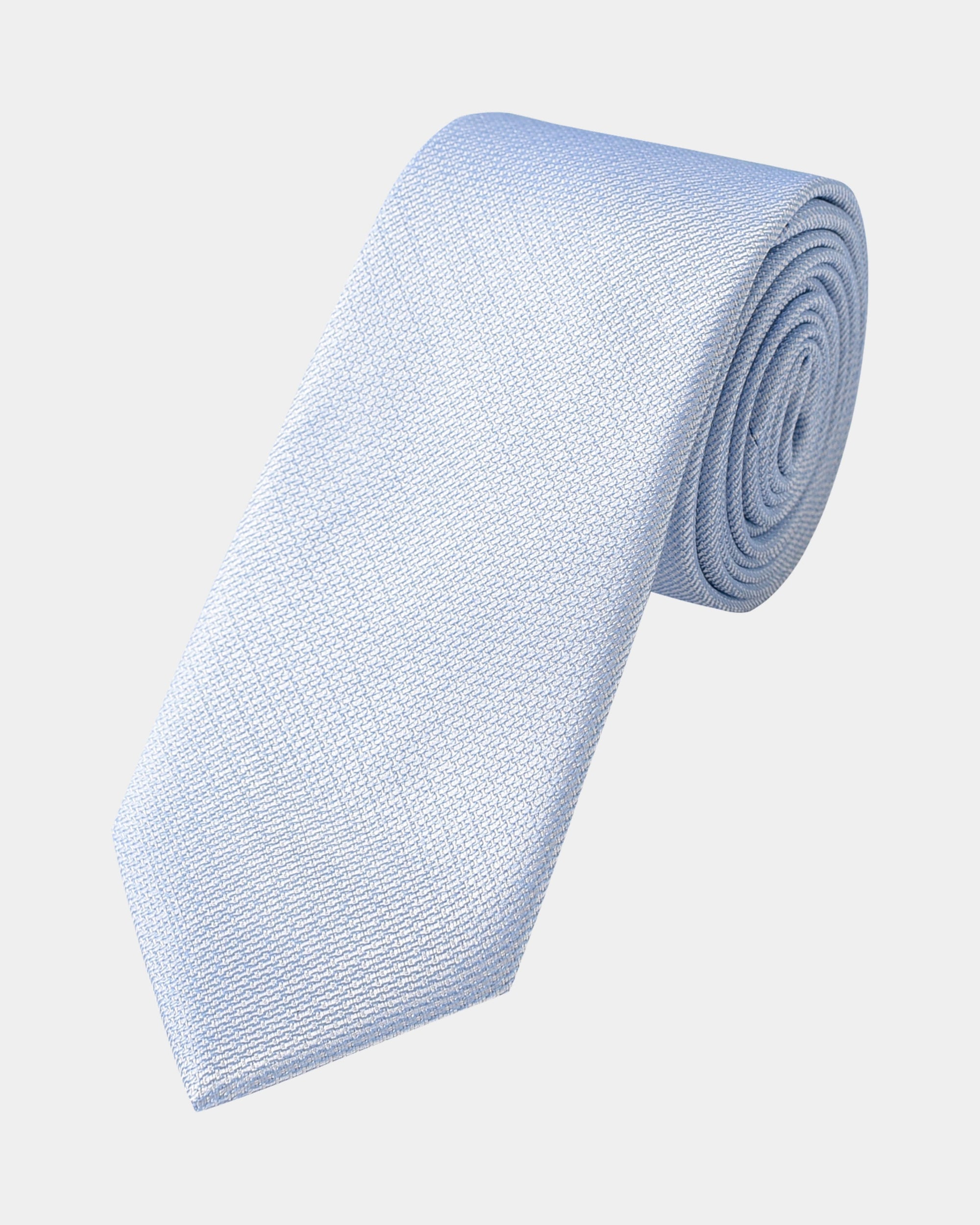 Elite Silk Tie Geometric Pattern Light Blue - Blue