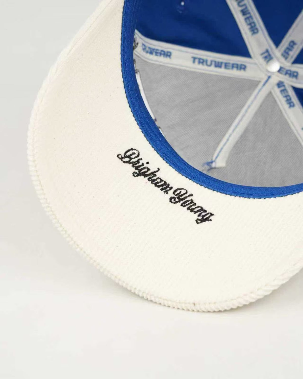 BYU Fade Hat Royal Natural Brim 2 Logo Y – underbrim