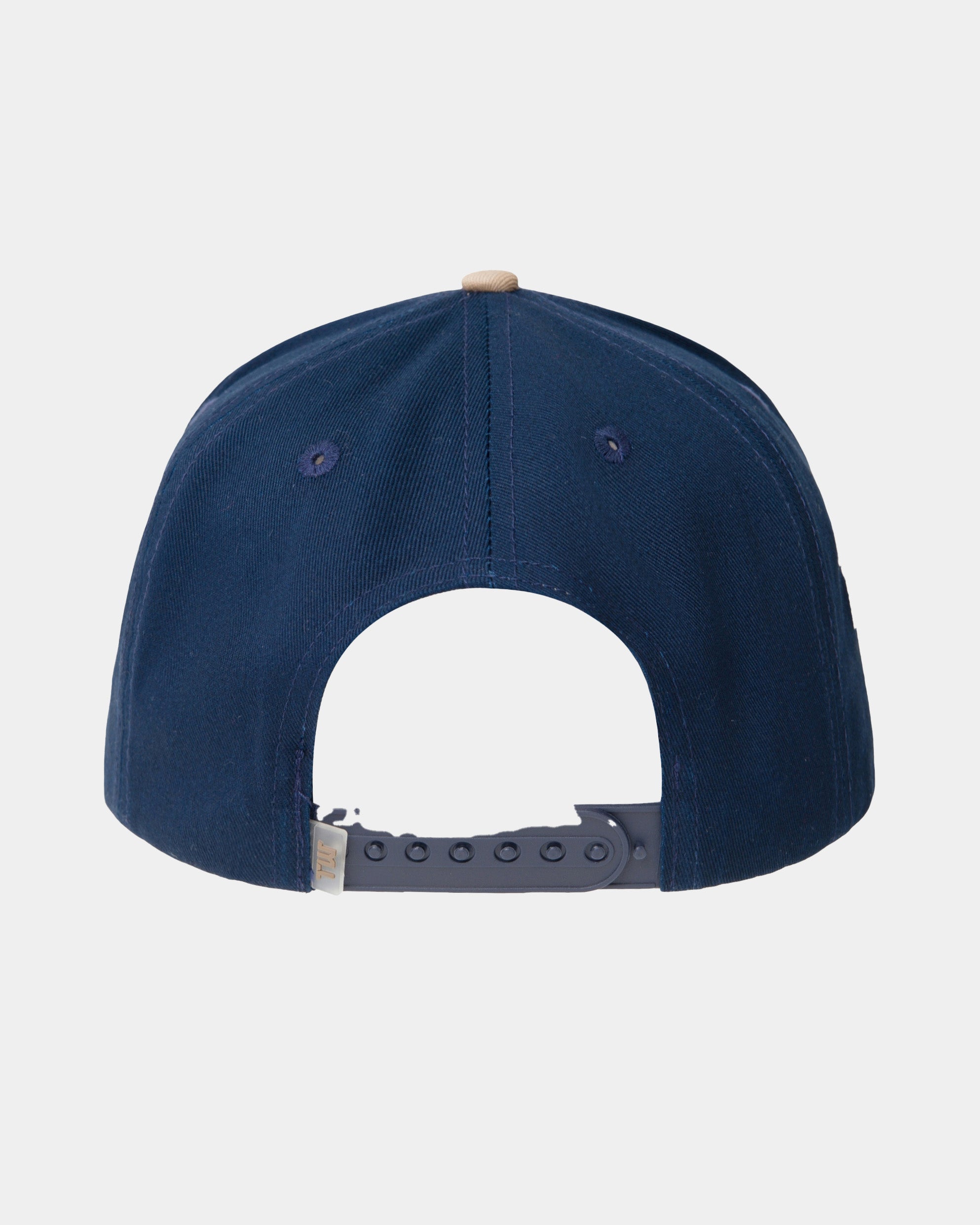 BYU Fade Hat Navy Tan Reversed Brigham