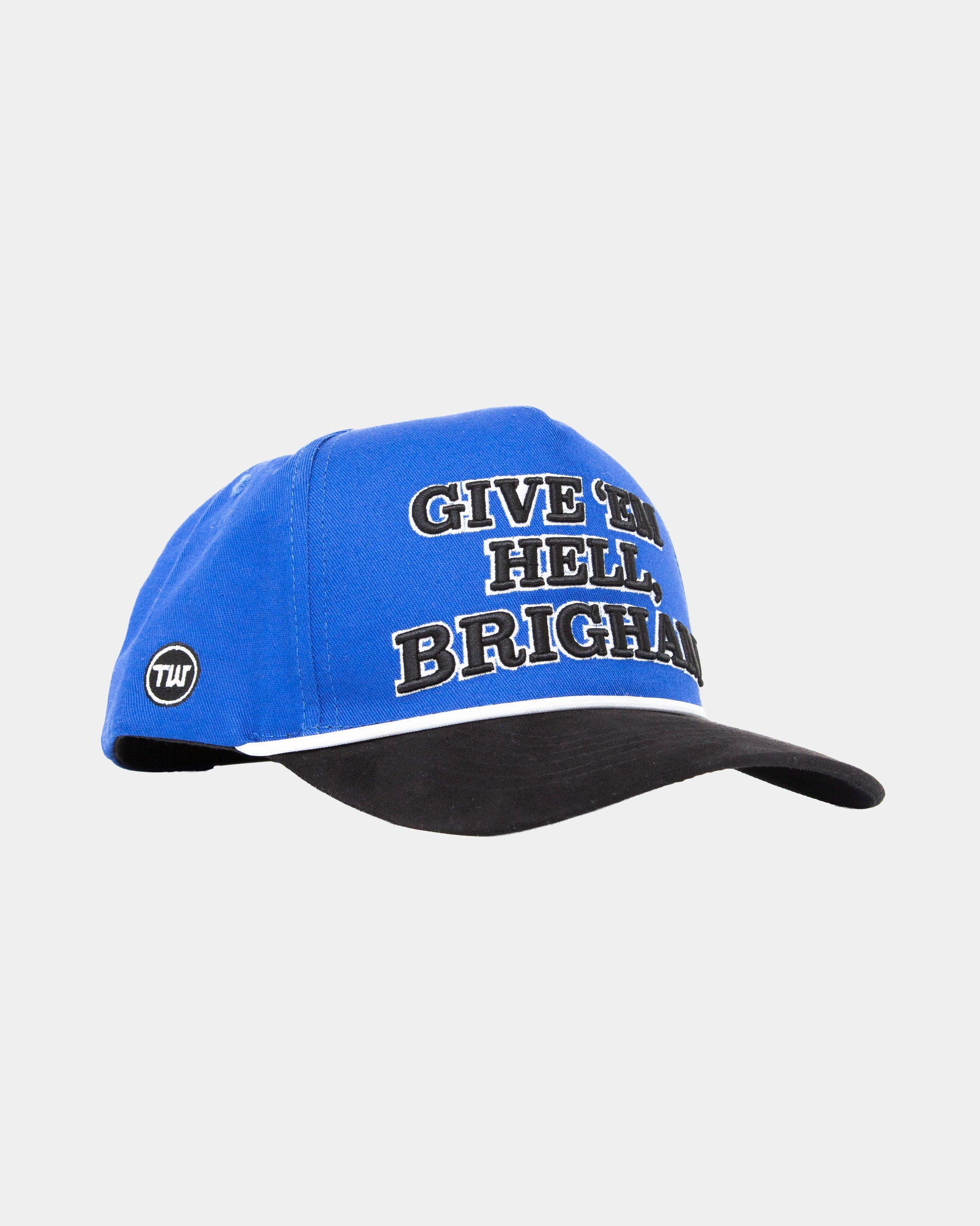BYU Give ’Em Hell Brigham Royal Blue/Black Fade Hat