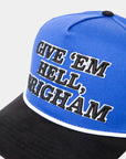 BYU Give ’Em Hell Brigham Royal Blue/Black Fade Hat