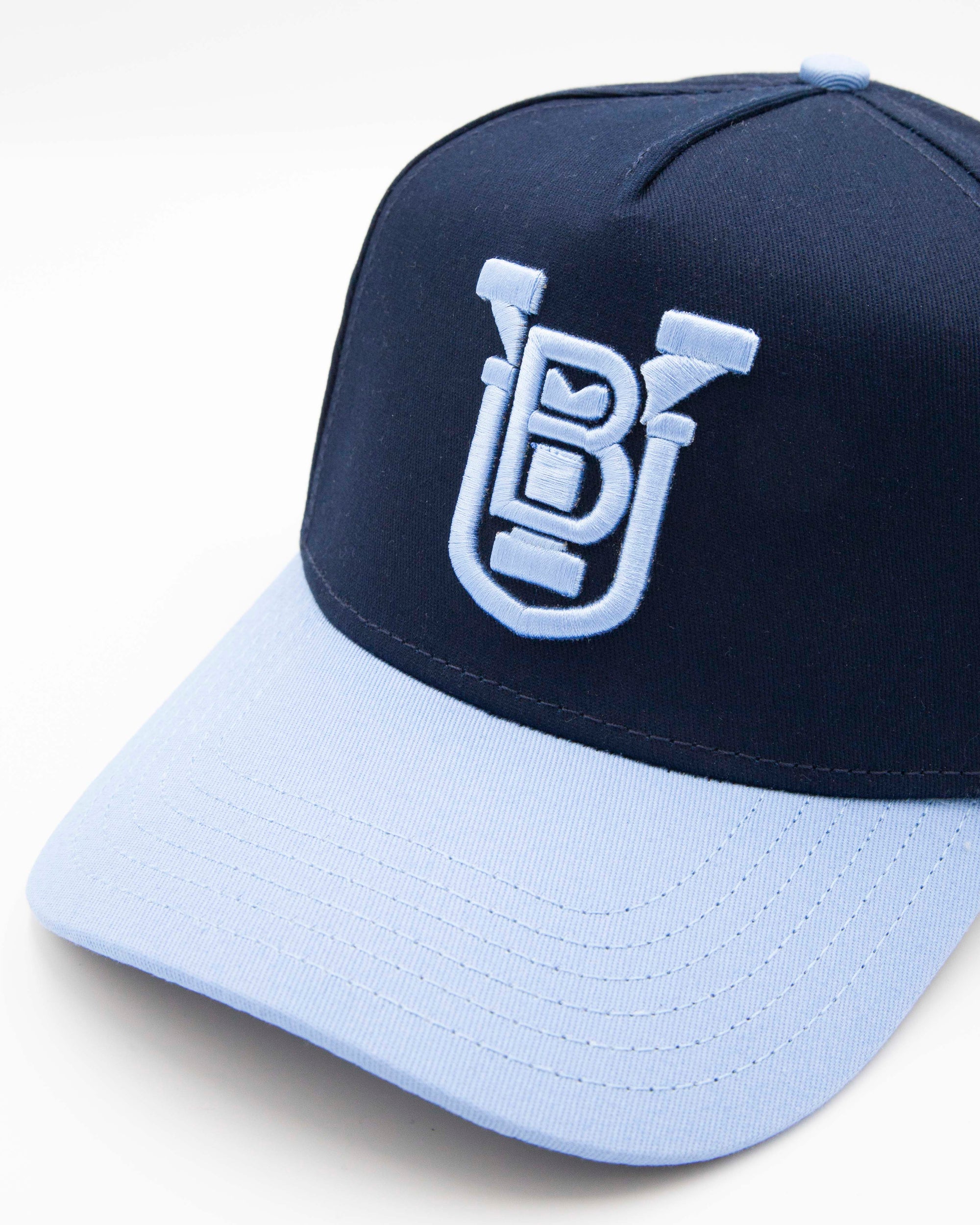 BYU Navy &amp; Light Blue Brim Fade Hat