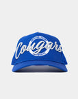 BYU Big Cougar Bunker Trucker Hat Royal Blue Kids