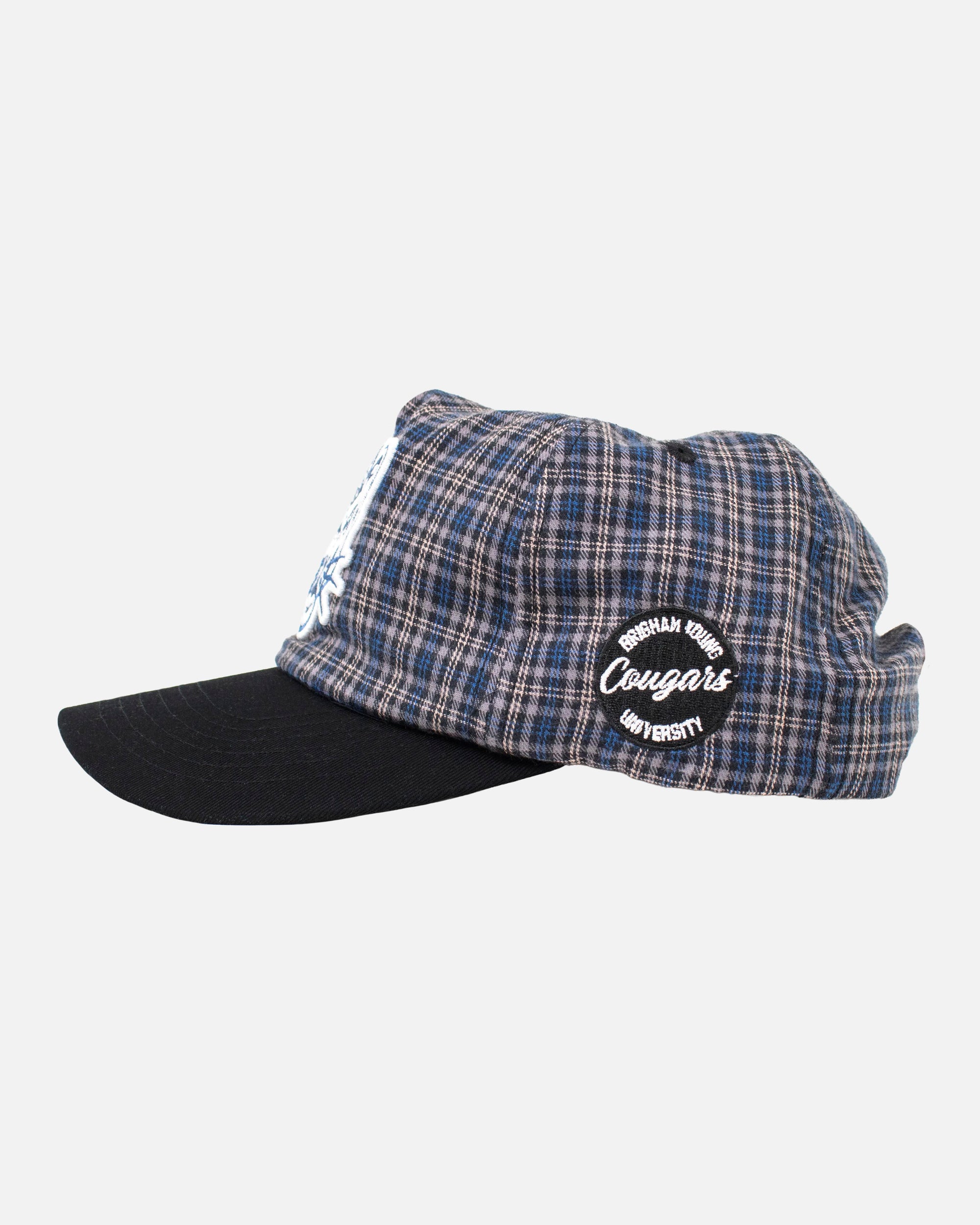 Unstructured Hat Plaid Flannel BYU