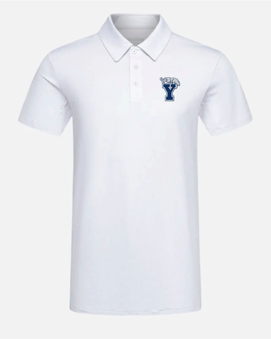 BYU Crest 2.0 Light Grey Polo