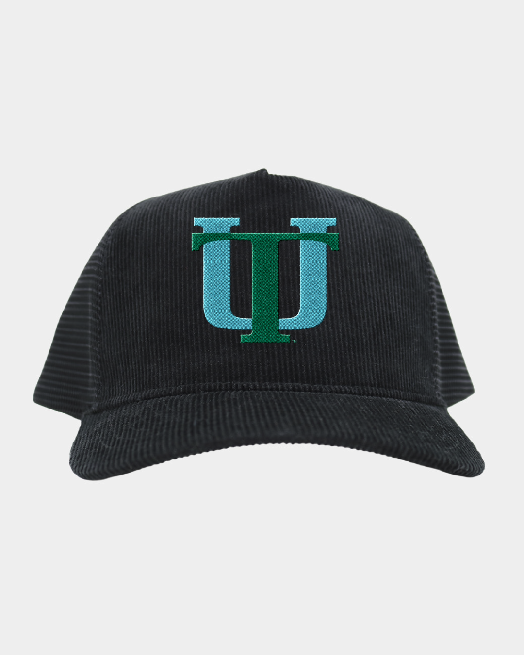 Tulane Black Full Cord Fade Hat