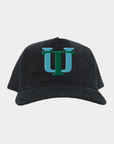 Tulane Black Full Cord Fade Hat