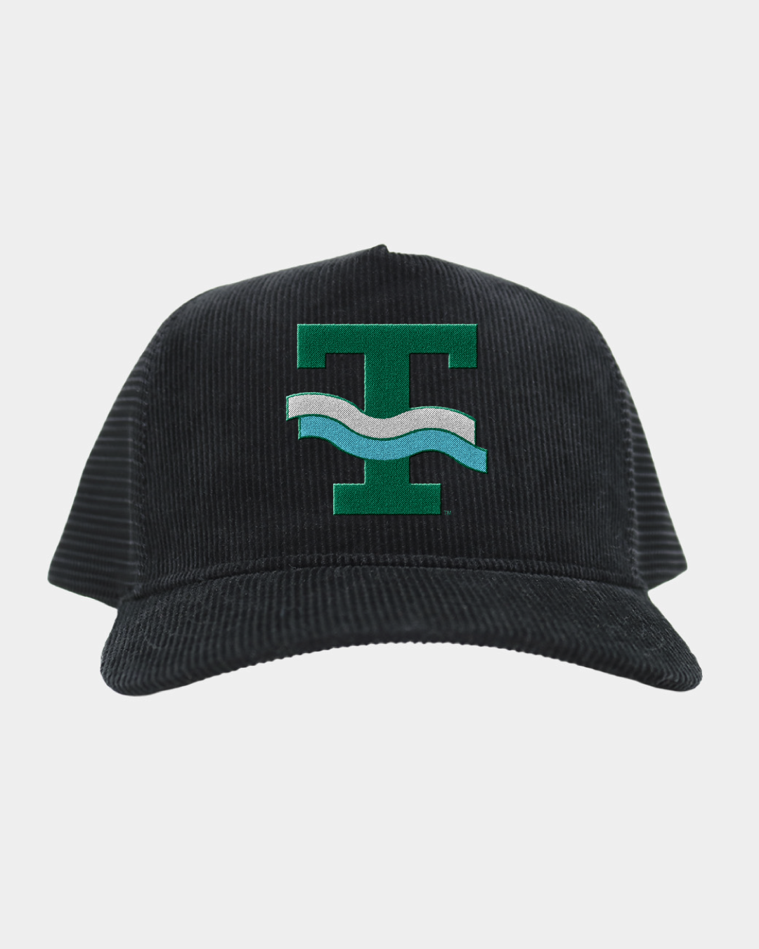 Tulane Black Full Cord Fade Hat